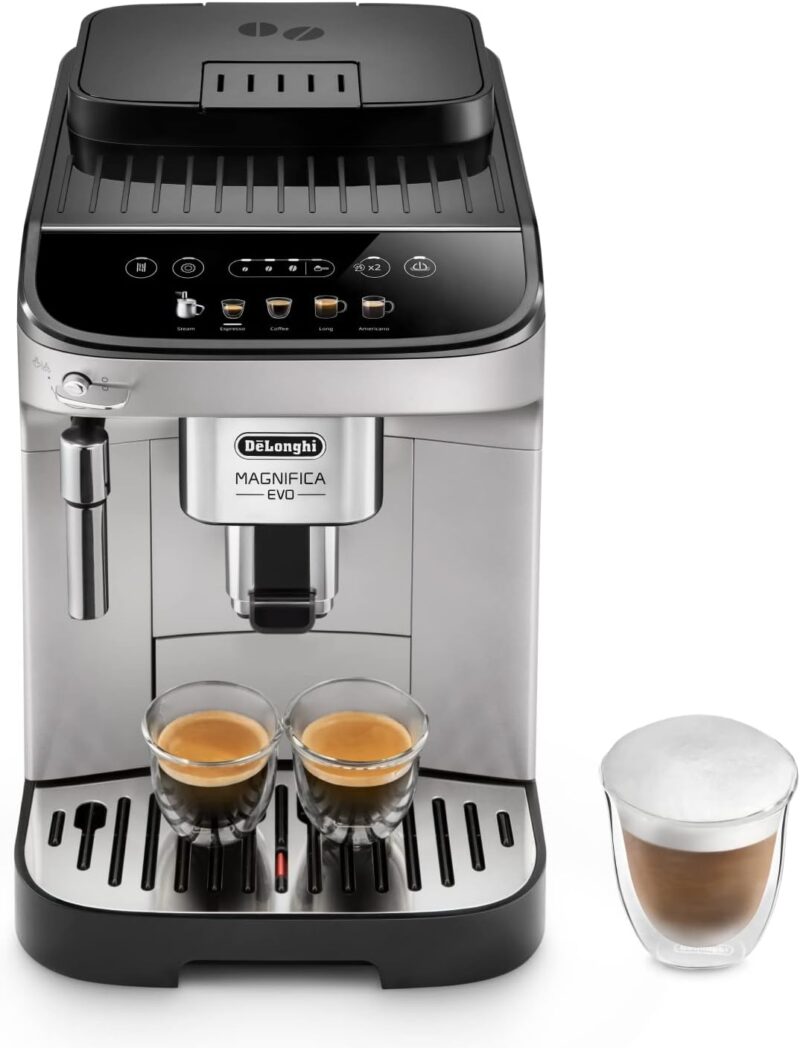 Kaffeevollautomat De’Longhi ECAM292.33.SB Magnifica Evo Silber und Schwarz