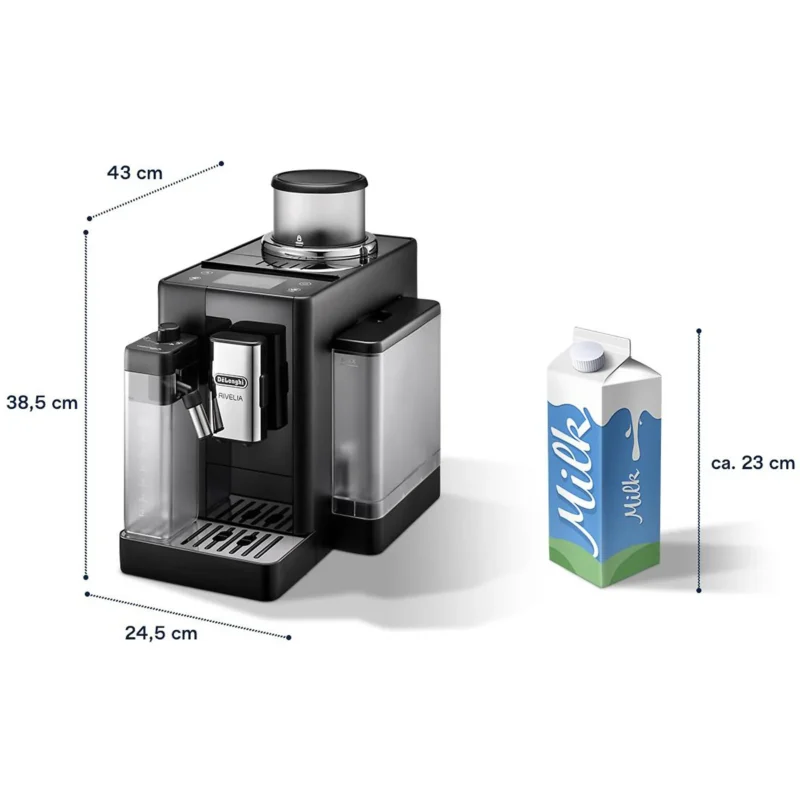 Kaffeevollautomat De’Longhi EXAM440.55.B Rivelia Milk Schwarz – Bild 10