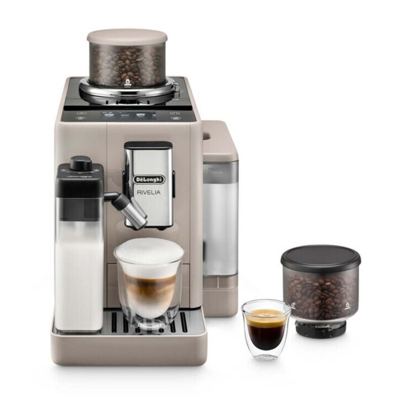 Kaffeevollautomat De’Longhi EXAM440.55.GB Rivelia Milk Beige – Bild 2