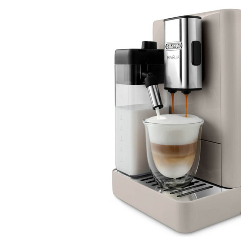 Kaffeevollautomat De’Longhi EXAM440.55.GB Rivelia Milk Beige – Bild 4