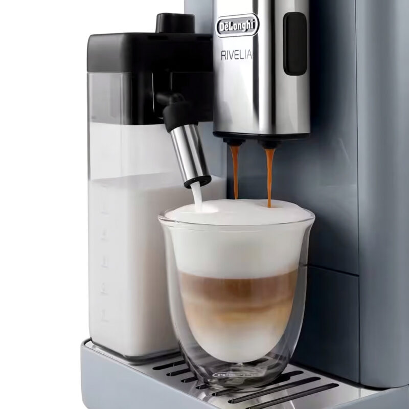 Kaffeevollautomat De’Longhi EXAM440.55.G Rivelia Milk Grau – Bild 5