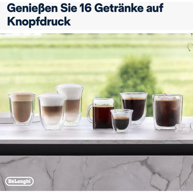 Kaffeevollautomat De’Longhi EXAM440.55.B Rivelia Milk Schwarz – Bild 5