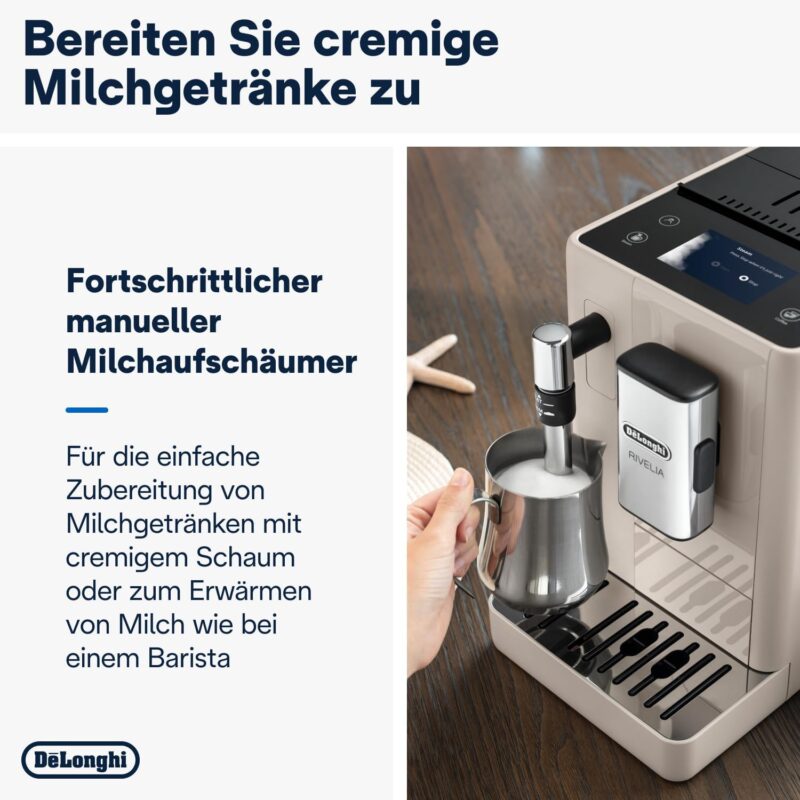 Kaffeevollautomat De’Longhi EXAM440.35.BG Rivelia Beige – Bild 5